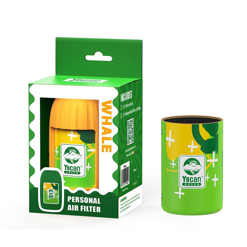 Yocan Green Whale Personal Air Filter, thc, , dry herb, flower, wax